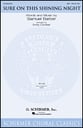 Sure on This Shining Night SATB choral sheet music cover